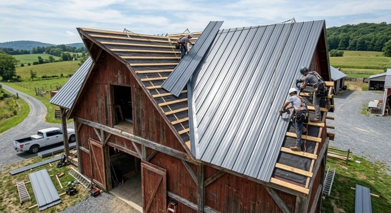 Barn Roof Construction