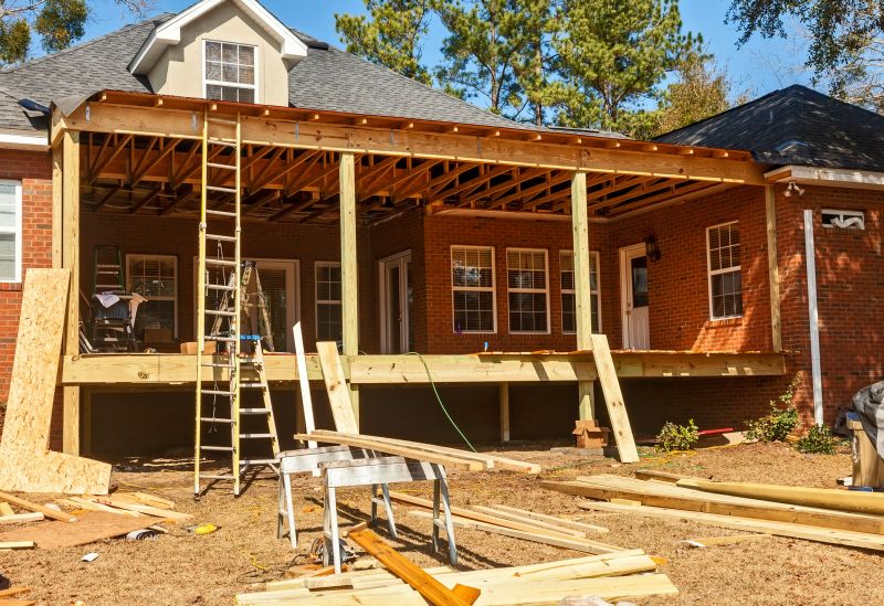 A Frame Roof Installation in Lithonia, GA