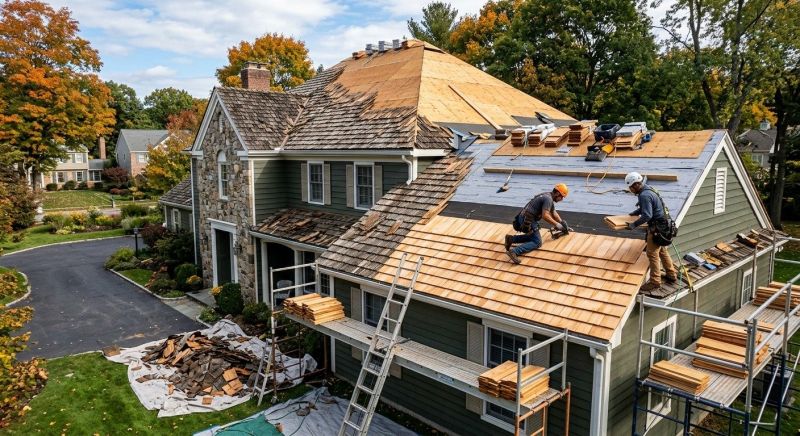 Cedar Roof Replacement in Hampton, GA
