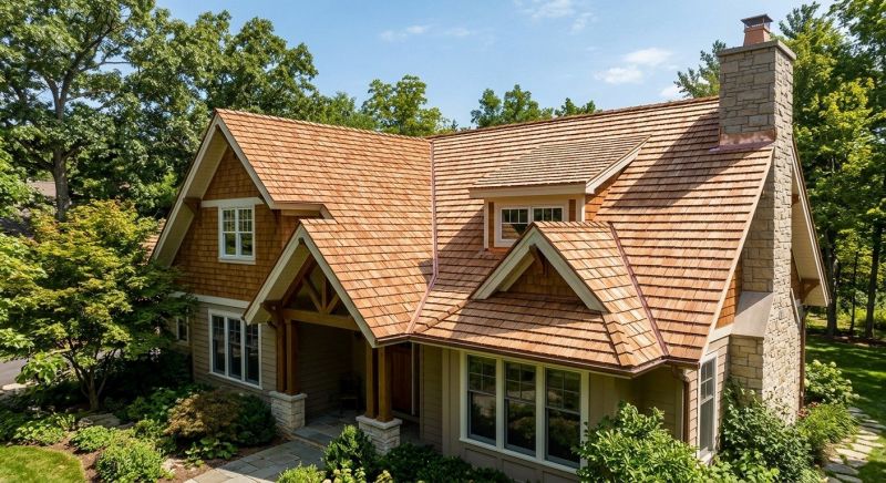 Cedar Shake Roof Construction in Alpharetta, GA