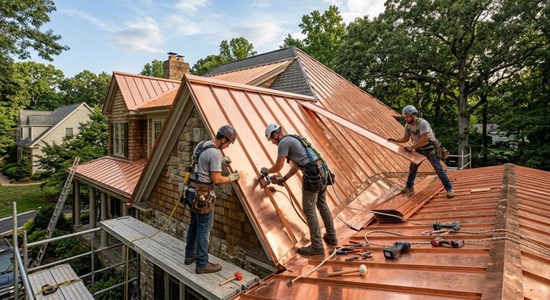 Copper Roof Installation in Lithonia, GA
