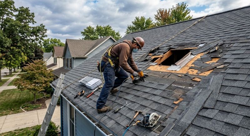 Damaged Roof Replacement in Mcdonough, GA