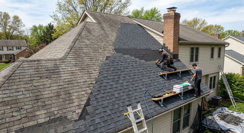 Damaged Roof Replacement in Smyrna, GA