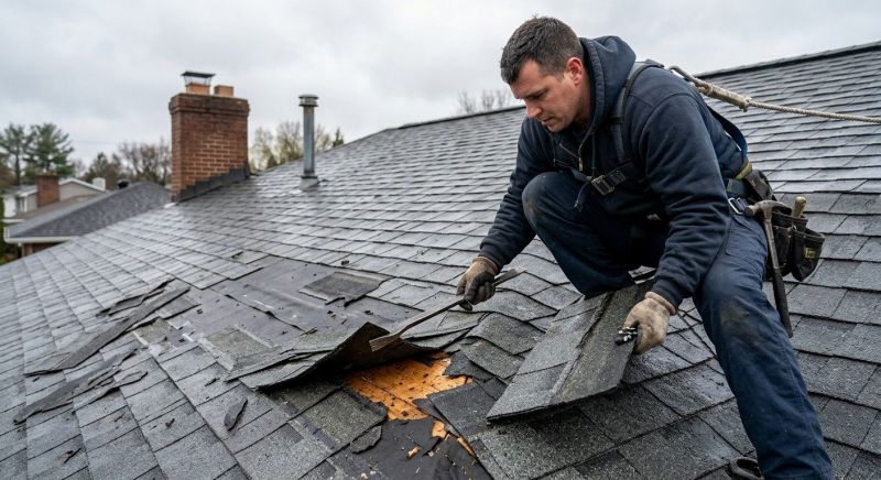 Damaged Roof Replacement in Stone Mountain, GA
