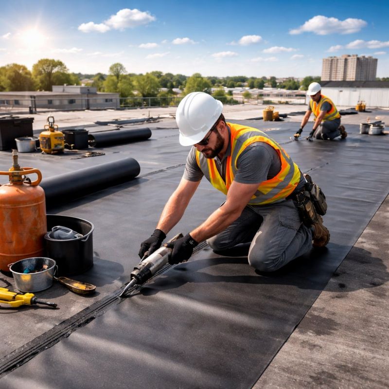 Epdm Roof Installation in Lilburn, GA