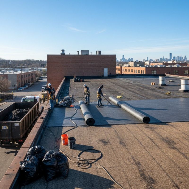 Flat Roof Replacement in Covington, GA