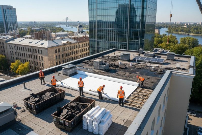 Flat Roof Replacement in Decatur, GA