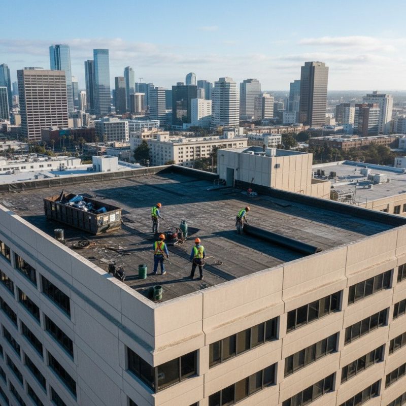 Flat Roof Replacement in Lilburn, GA