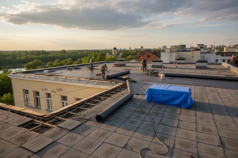 Flat Roof Replacement in Newton County, GA