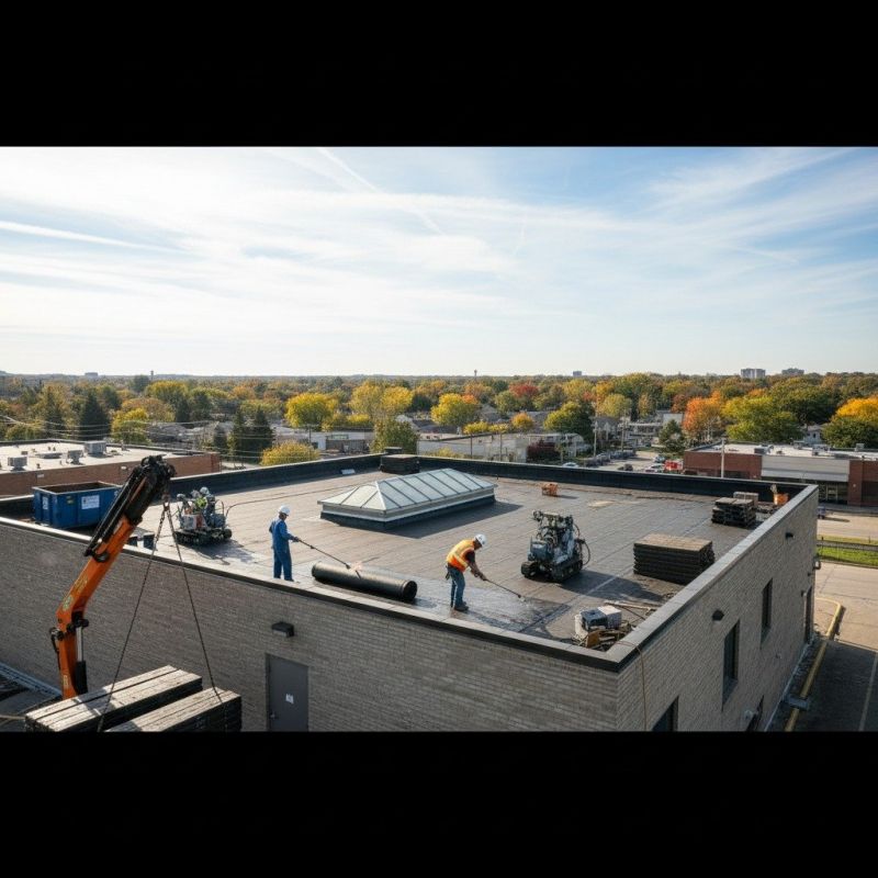 Single Ply Roof Replacement in Henry County, GA