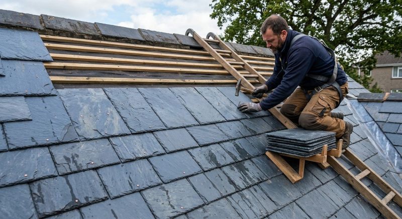 Slate Roof Construction in Snellville, GA