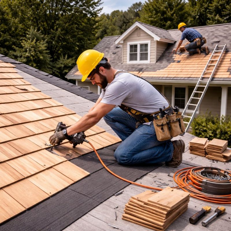 Wood Roofing Installation in Walton County, GA