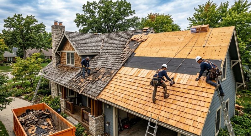 Wood Shake Roof Replacement in Monroe, GA